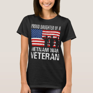 T-shirt Fière fille Viêt-nam vétéran de la guerre pour jum
