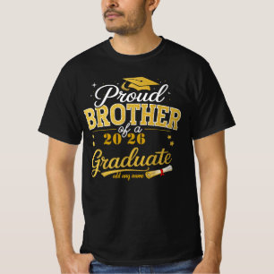 T-shirt Fière Frère d'un Diplômé de la Promotion 2026 Seni