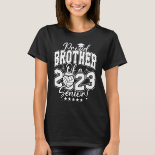T-shirt Fière Frère d'un Volleyball Senior 2023 Volleyba