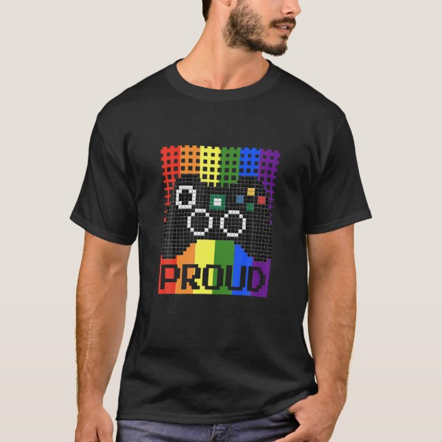 T-shirt Fière Gaymer Lgbtq Game Vidéo LGBT Game Lover Game (Devant)