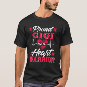 T-shirt Fière Gigi d'un guerrier du coeur Sensibilisation 