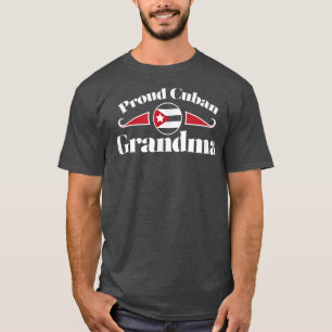 T-shirt Fière grand-mère cubaine Cuba Grande fierté