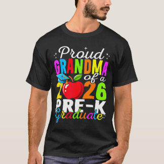 T-shirt Fière grand-mère de la promotion 2026 de maternell