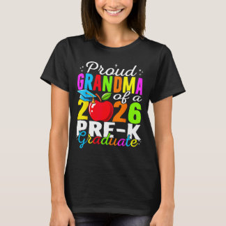 T-shirt Fière grand-mère de la promotion 2026 de maternell