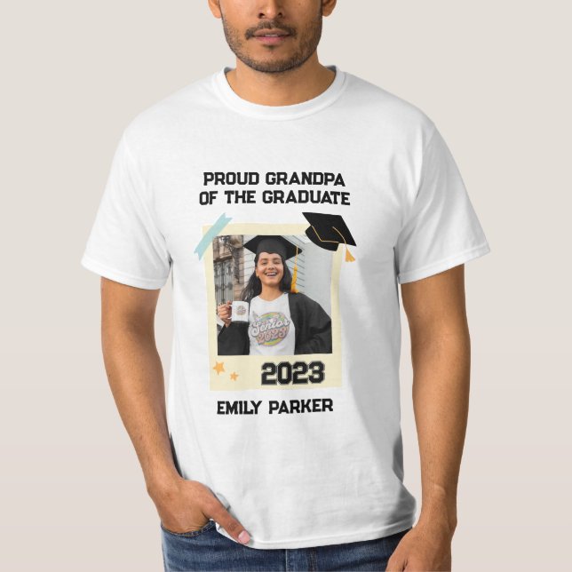 T-shirt Fière grand-mère du diplômé (Devant)