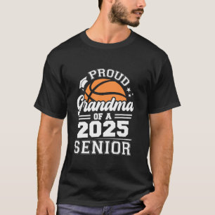 T-shirt Fière Grand-Mère D'Un Basket-Ball Senior 2025 Grad