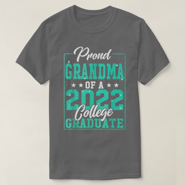 T-shirt Fière Grand-Mère D'Un Diplôme De Diplôme De 2022 A (Design devant)