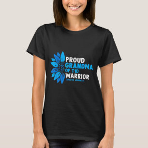 T-shirt Fière grand-mère d'un guerrier T1d diabétique Diab