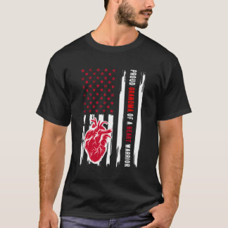T-shirt Fière Grand-Mère D'Une Lui Guerrier Sensibilisatio