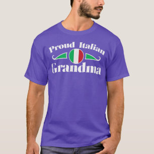 T-shirt Fière grand-mère italienne Italie grande fierté