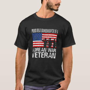 T-shirt Fière grande petite-fille d'un vétéran de la guerr