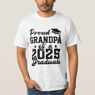 T-SHIRT FIÈRE GRANDPA DE LA CLASSE DE DIPLÔME 2025 DE 2025