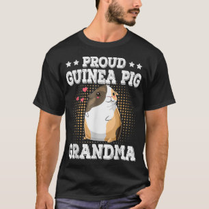 T-shirt Fière Guinée Pig Grand-mère Funny Guinée Pig Mères