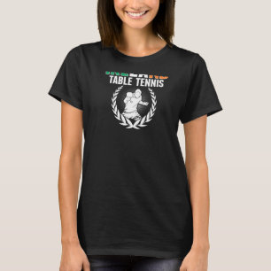 T-shirt Fière Irlande Tennis de Table Support Ping Pong I