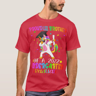 T-shirt Fière Lil Frère D'Un Diplômé De La Maternité 2022 
