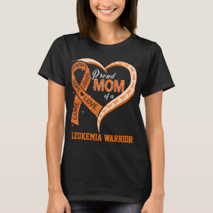 T-shirt Fière Maman D'Un Guerrier De Leucémie