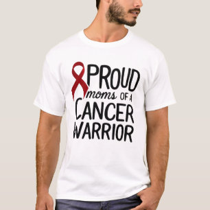 T-shirt Fière maman d'un guerrier du cancer