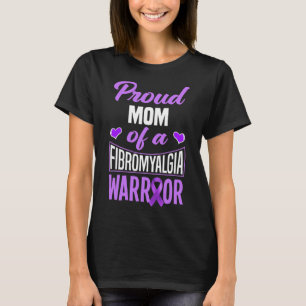 T-shirt Fière Maman D'Un Guerrier Fibromyalgique 1