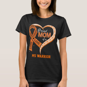 T-shirt Fière Maman D'Un Guerrier MS