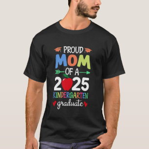 T-shirt Fière Maman D'Un Lycéen De 2025 Gradué G