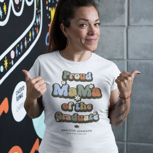 T-shirt Fière maman Super du Diplômé
