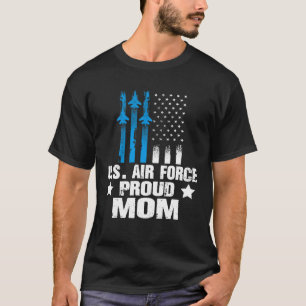 T-shirt Fière maman US Airforce Militaire Anciens Combatta