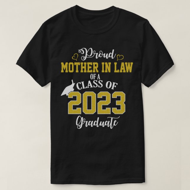 T-shirt Fière Mère en Droit d'une Ecole Supérieure de 2023 (Design devant)