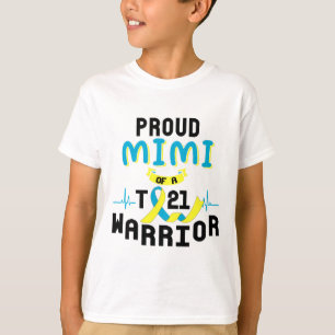 T-shirt Fière Mimi D'Un T21 Des Lauréats Du Syndrome De Ba