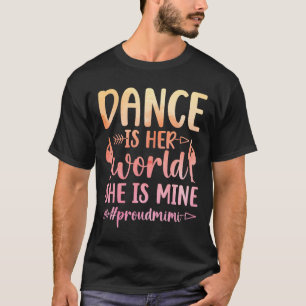 T-shirt Fière Mimi D'Une Danse Mimi Dance Mimi Grand-Mère