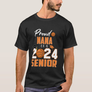 T-shirt Fière NANA de la famille des joueurs de basketball