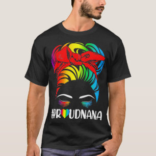 T-shirt Fière Nana Pride LGBT Drapeau Gay Lesbian Matching