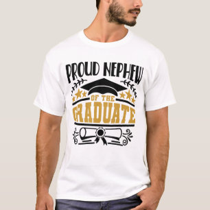 T-shirt Fière Nephew Du Diplômé
