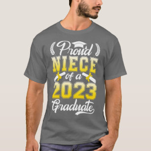 T-shirt Fière Nièce D'Une Classe De 2023 Diplômée 2