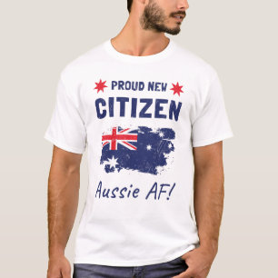 T-shirt Fière nouvelle citoyenne australienne, cérémoni