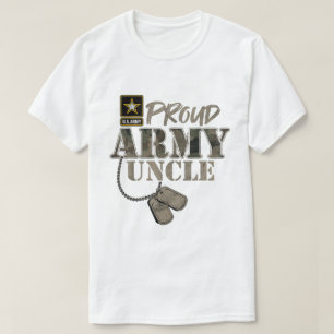 T-shirt Fière Oncle de l'armée Chemise de la fierté milita