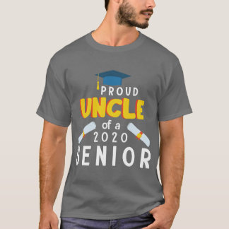 T-shirt Fière Oncle D'Un Étudiant Supérieur Diplômé En 202