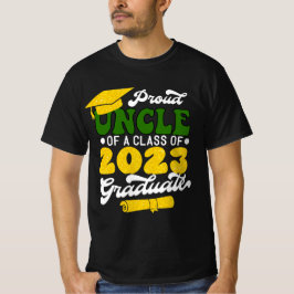 T-shirt Fière ONCLE d'une classe de 2023 Graduate Retro Go