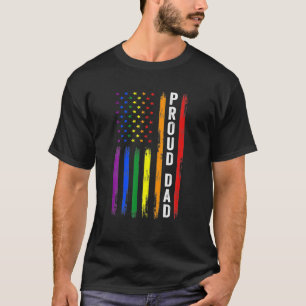 T-shirt Fière Papa LGBT Pride Funny Gay
