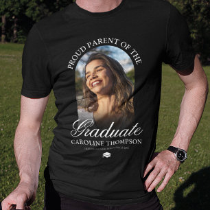 T-shirt Fière Parente de la photo du Diplômé