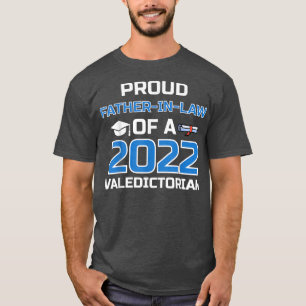 T-shirt Fière Père en droit d'une Gradua Valedictorian 202