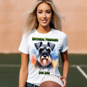 T-shirt Fière Schnauzer sur la journée Purebred Dog