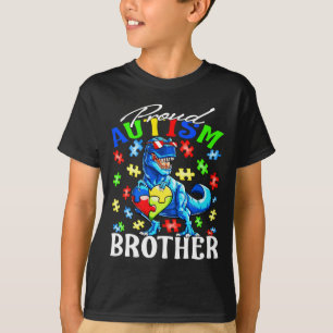 T-shirt Fière Sensibilisation sur l'autisme du frère de l'