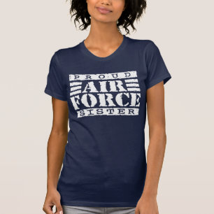 T-shirt fière soeur de la force aérienne
