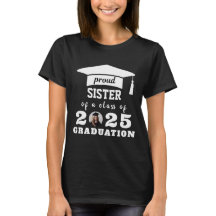 FIÈRE SOEUR D'UNE CLASSE DE 2025 GRAD, PERSONNALIS