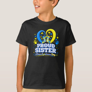 T-shirt Fière sœur journée mondiale de sensibilisation au 