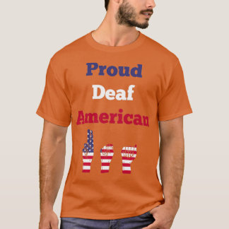 T-shirt Fière Sourde Américaine Sourde Semaine Internation