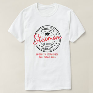 T-shirt Fière Stepmere de la famille de diplômés jumelage