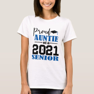 T-shirt Fière tante d'un senior de 2021