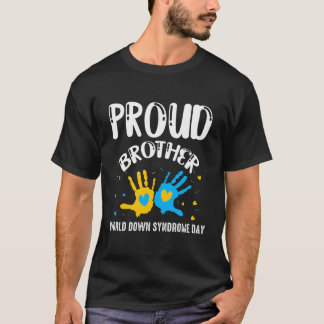 T-shirt Fière Tante Monde Conscience du syndrome de Down F