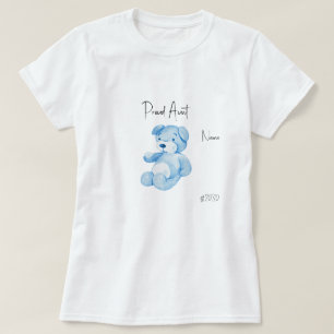 T-shirt Fière Tante Ours en Peluche Bleu Baby Show